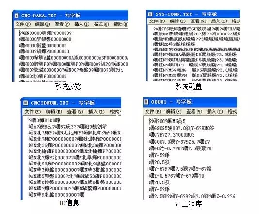發那科參數、系統ID號、系統配置、加工程序